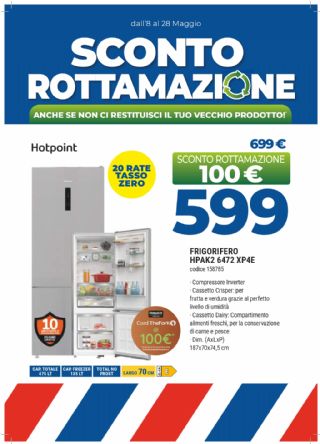FRIGO HOTPOINT-ARISTON HPAK26472XP4E